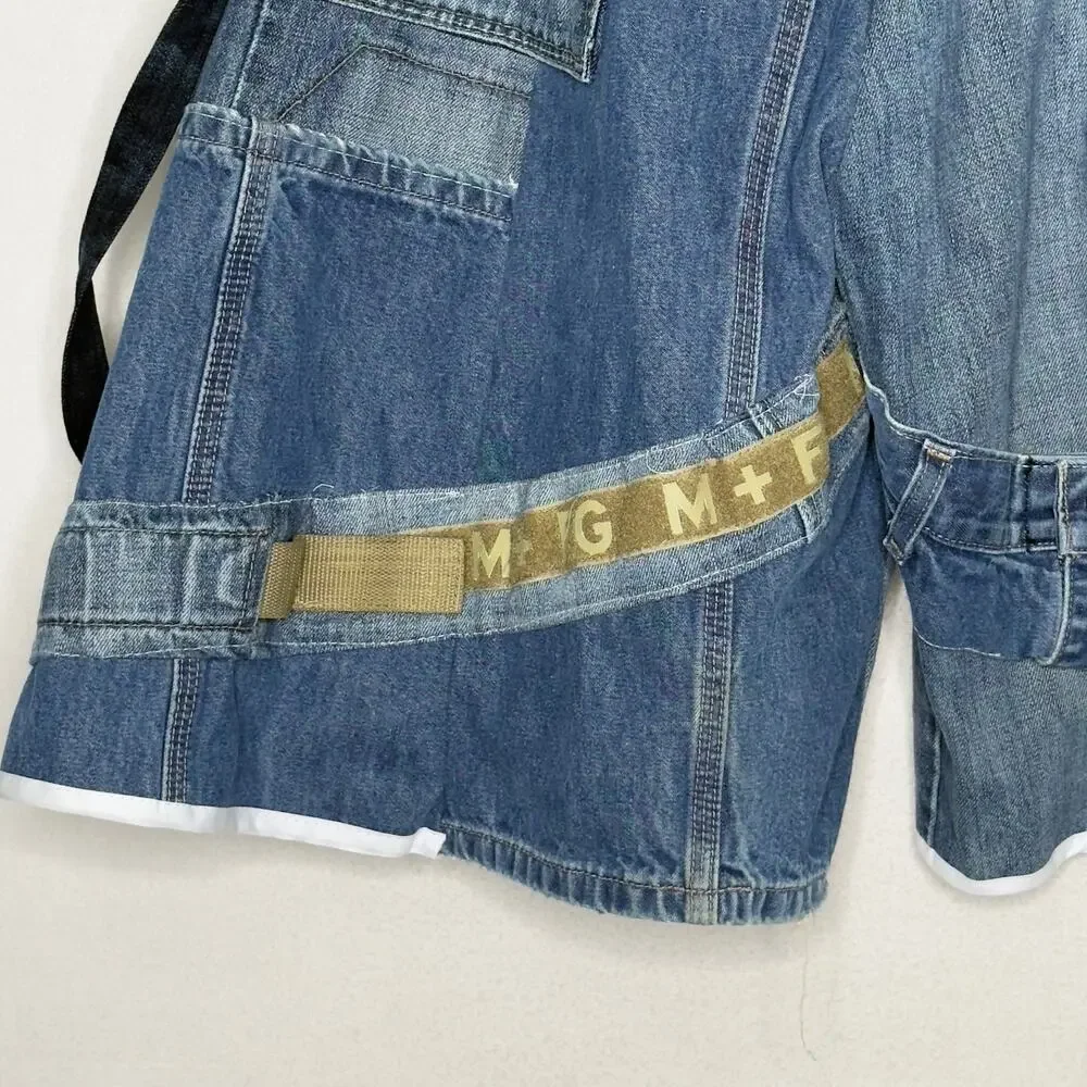 Handmade Vintage Y2K 90's Inspired Baggy Denim Jean Shorts Carhartt